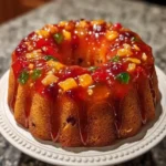 Fruit Cocktail Cake Recipe Confetti Fruit Glaze 1761522788.9833984