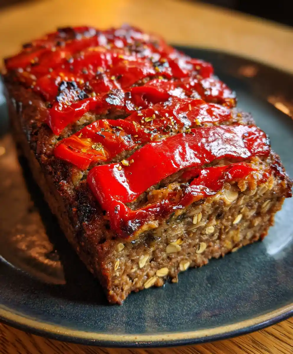 Healthy Meatloaf Recipe With Roasted Red Pepper Veil 7 healthy meatloaf recipe With Roasted Red Pepper Veil
