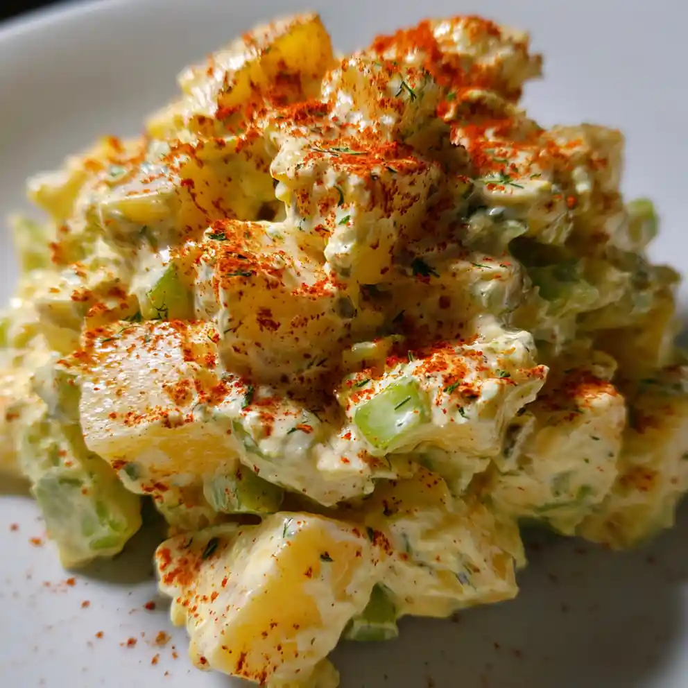 hellmann's potato salad recipe Dill Pickle Studded with Paprika Dust