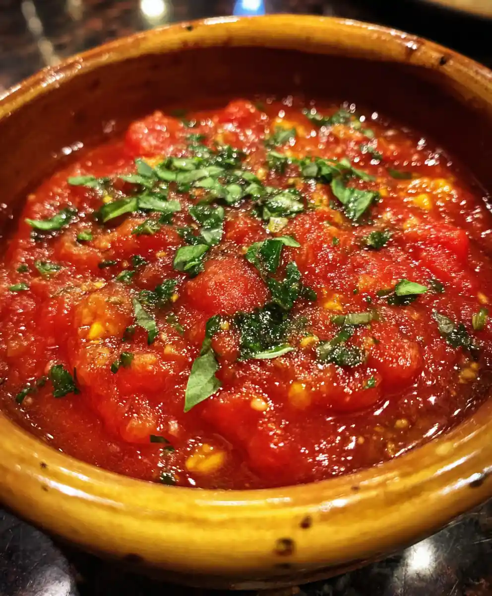 homemade marinara sauce recipe Slow-Simmered Scarlet Pot