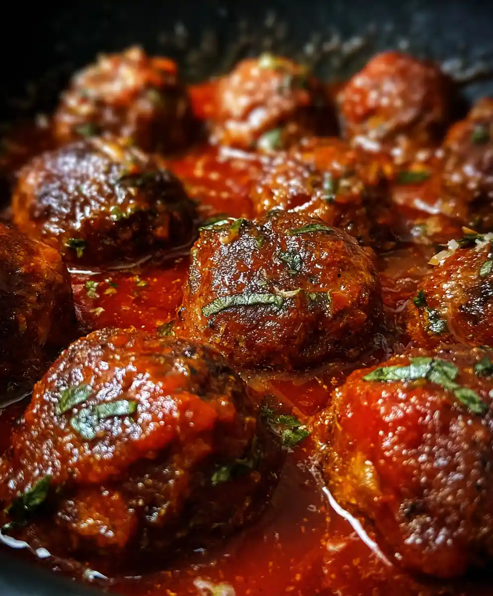 homemade meatballs recipe With Sun-Dried Tomato Sauce Shine