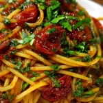 Italian Spaghetti Sauce Recipe With Roasted Tomato And Basil Oil Gloss 1760290764.435411