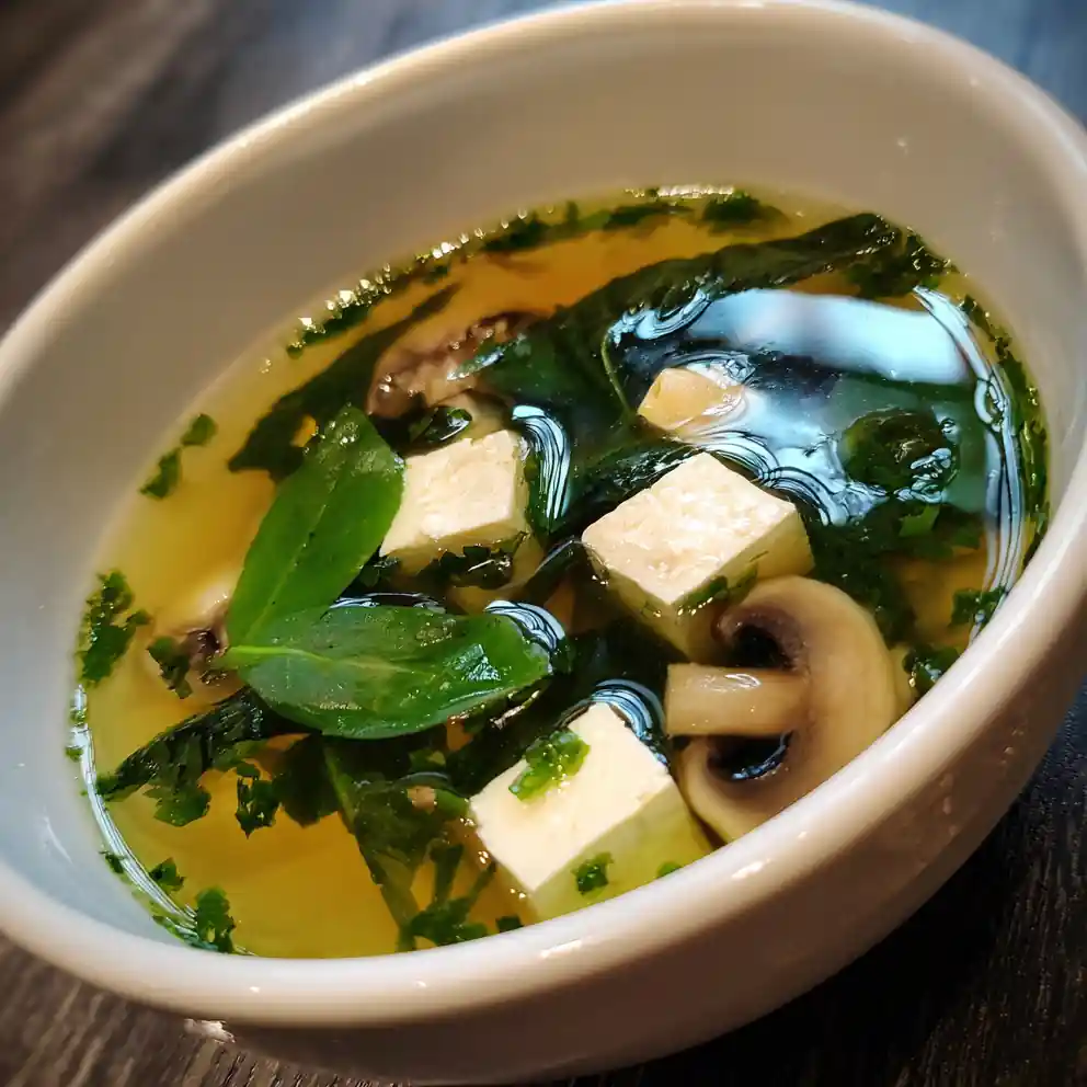 japanese clear soup recipe With Jade Scallion Oil