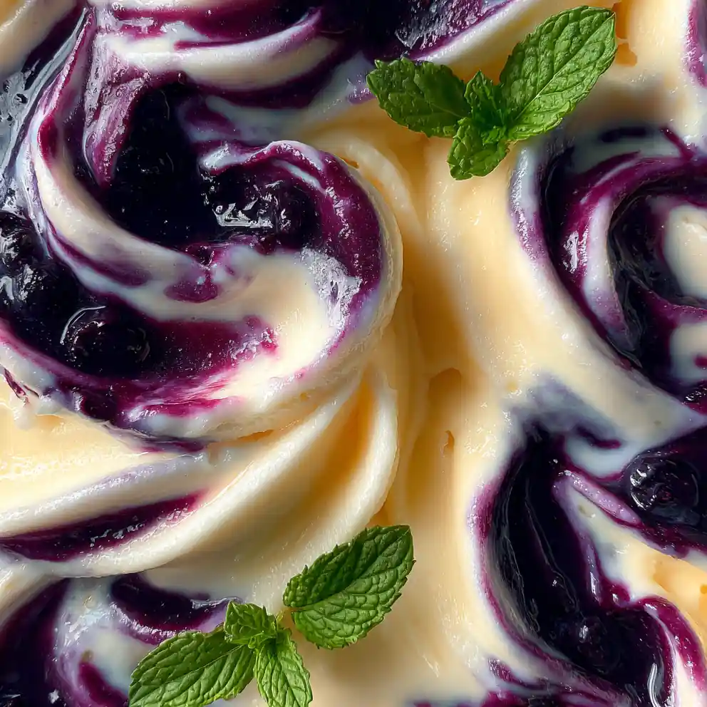Lemon Sorbet Recipe With Blueberry Coulis Swirl 6 lemon sorbet recipe With Blueberry Coulis Swirl