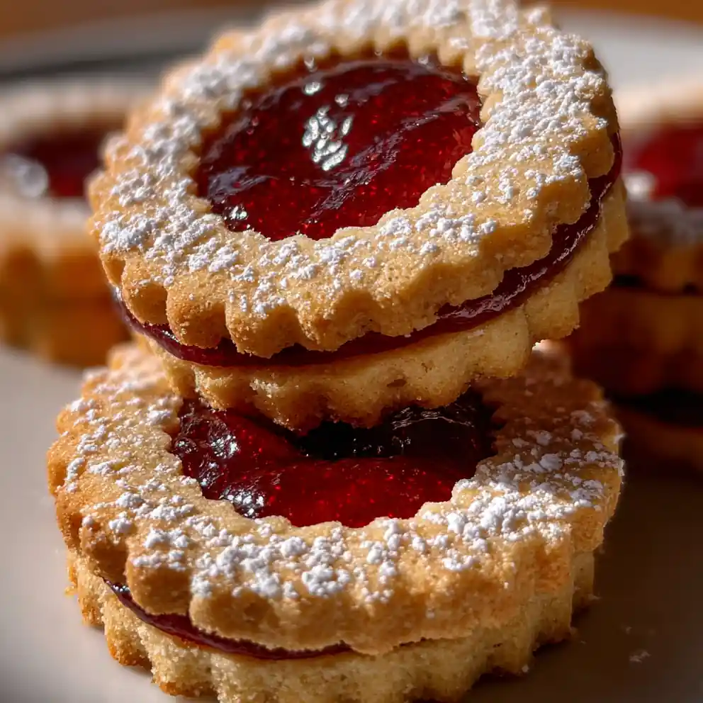 Linzer Cookies Recipe Raspberry Window Cutouts 6 linzer cookies recipe Raspberry Window Cutouts