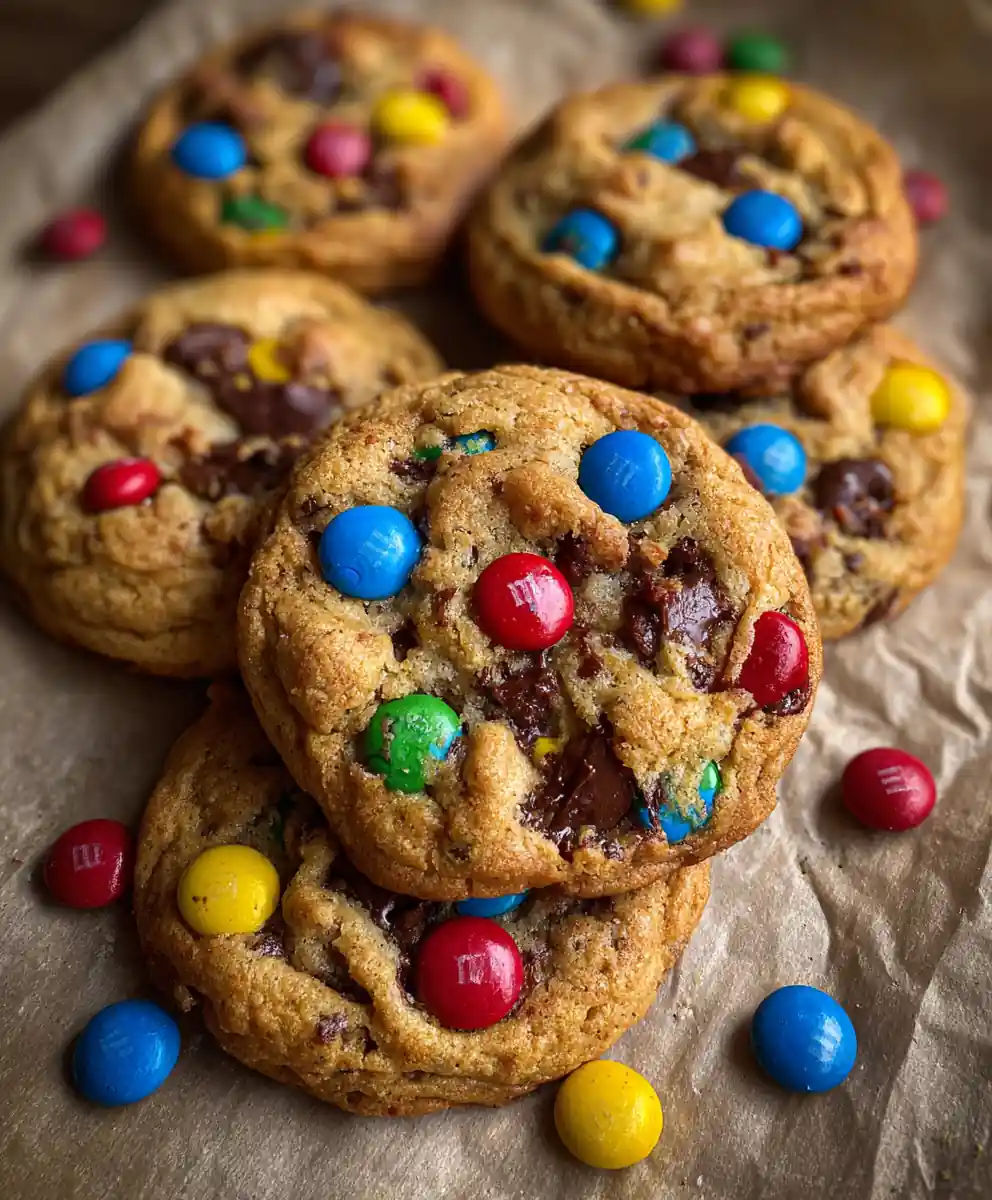 M&M Cookies Recipe With Color Confetti Crust 7 m&m cookies recipe With Color Confetti Crust