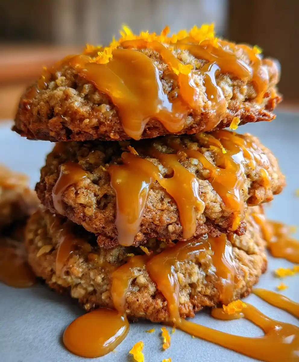 Oatmeal Scotchies Recipe With Burnt-Orange Butterscotch Drizzle 7 oatmeal scotchies recipe With Burnt-Orange Butterscotch Drizzle