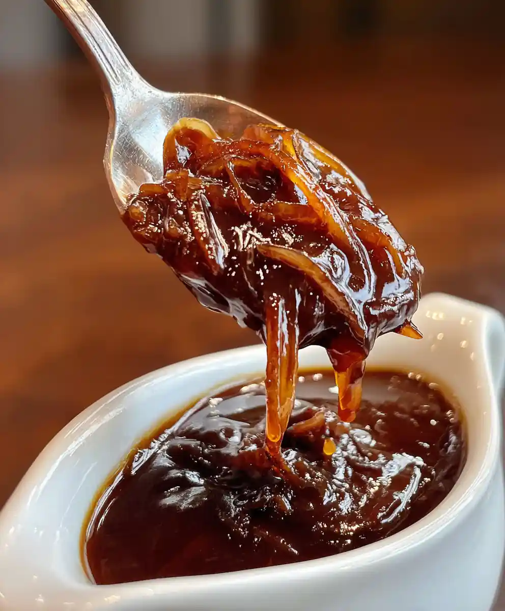 onion gravy recipe With Deep Mahogany Gloss
