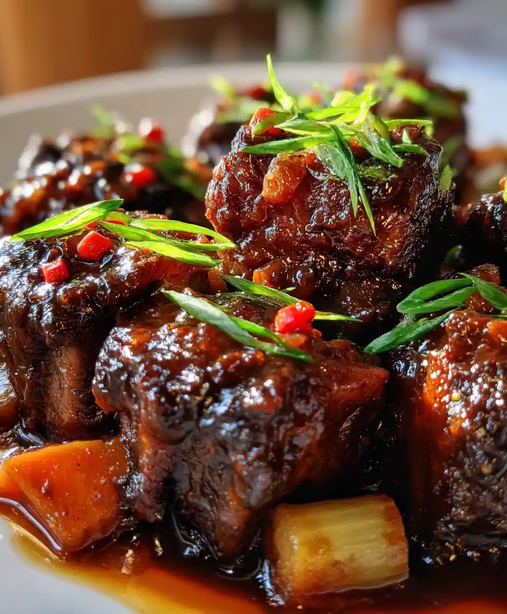 Oxtail Crockpot Recipe Star Anise Brown Glaze 7 oxtail crockpot recipe Star Anise Brown Glaze