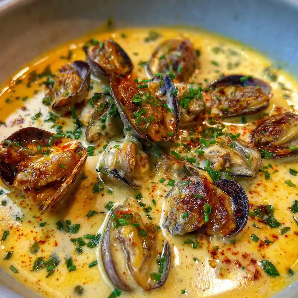 Oyster Stew Recipe With Golden Saffron Cream 6 oyster stew recipe With Golden Saffron Cream
