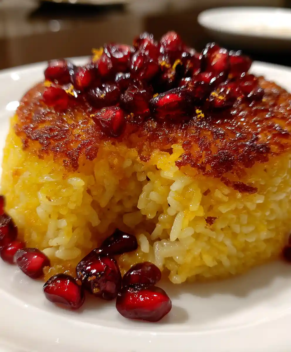 Persian Rice Recipe Golden Tahdig With Barberry Rubies 7 persian rice recipe Golden Tahdig with Barberry Rubies