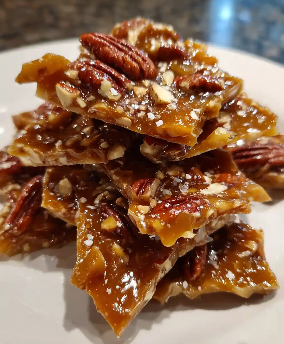 Praline Crunch Recipe With Caramel Pecan Shards 7 praline crunch recipe With Caramel Pecan Shards
