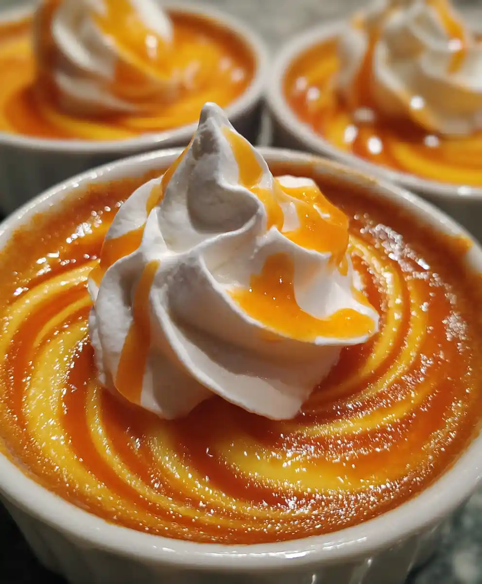 Pumpkin Pudding Recipe Burnt Orange Swirl With Cream 7 pumpkin pudding recipe Burnt Orange Swirl With Cream