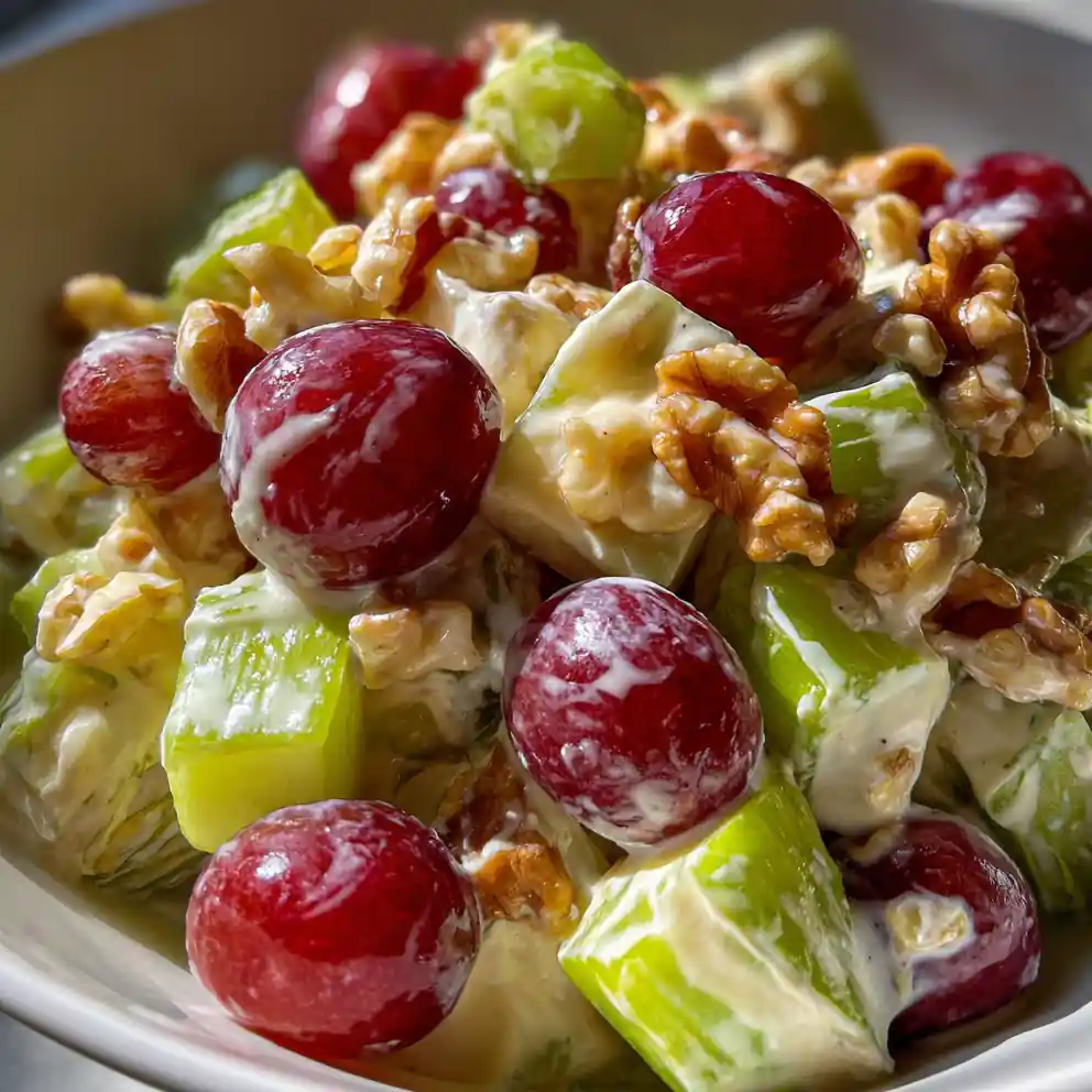 Recipe For Waldorf Salad Ruby Grapes With Celery Emerald Crunch 6 recipe for waldorf salad Ruby Grapes with Celery Emerald Crunch