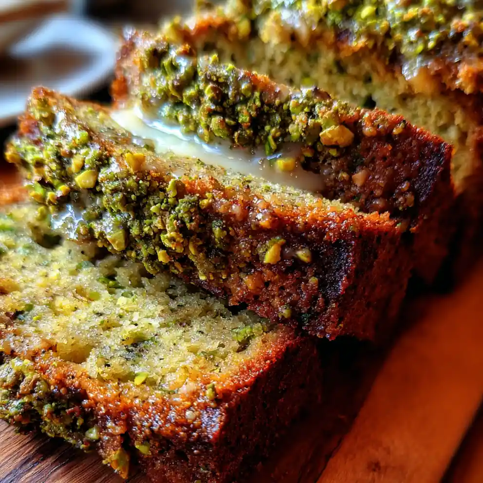 Recipe For Zucchini Bread With Pistachio Matcha Crust 6 recipe for zucchini bread With Pistachio Matcha Crust