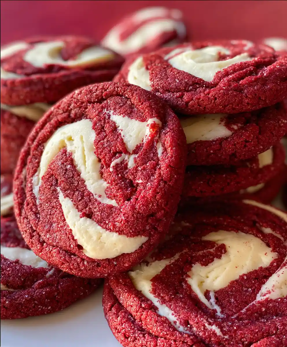 Red Velvet Cookies Recipe With Cream Cheese Swirl 7 red velvet cookies recipe With Cream Cheese Swirl