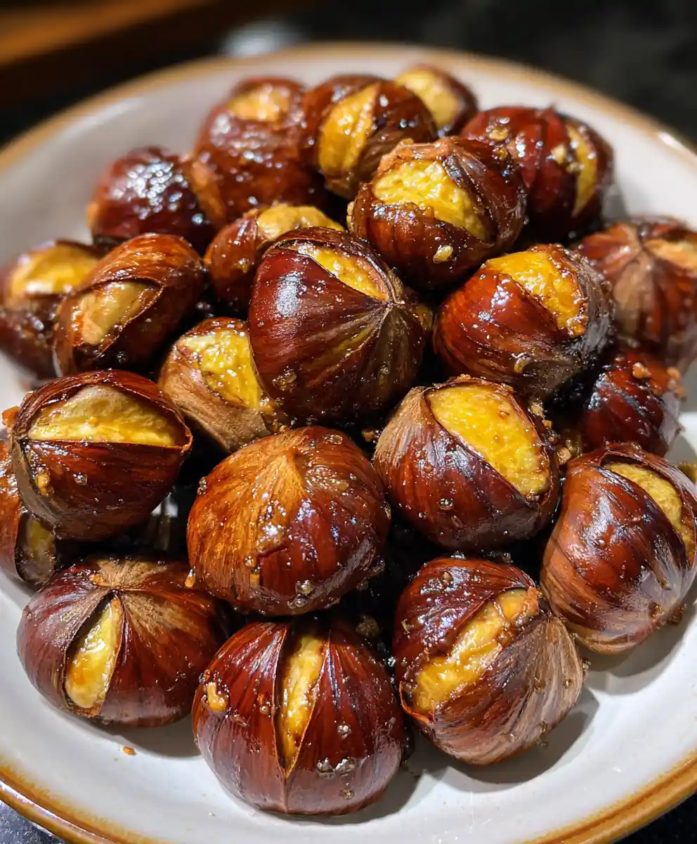 roasted chestnuts recipe With Maple-Glaze Shine