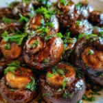 Roasted Mushrooms Recipe Balsamic Gloss With Parsley Green 1761526898.9760106