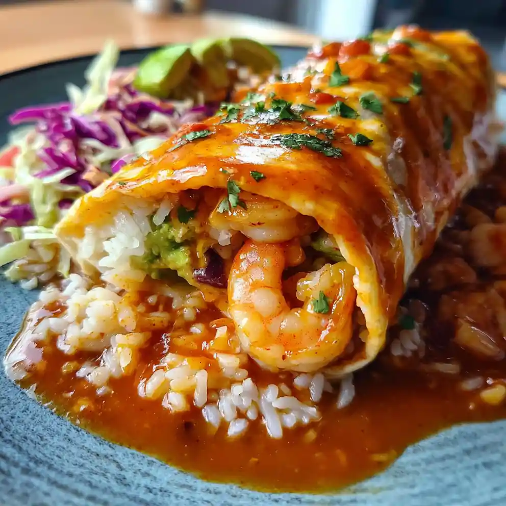 shrimp burrito recipe Sunset Orange Sauce With Lime