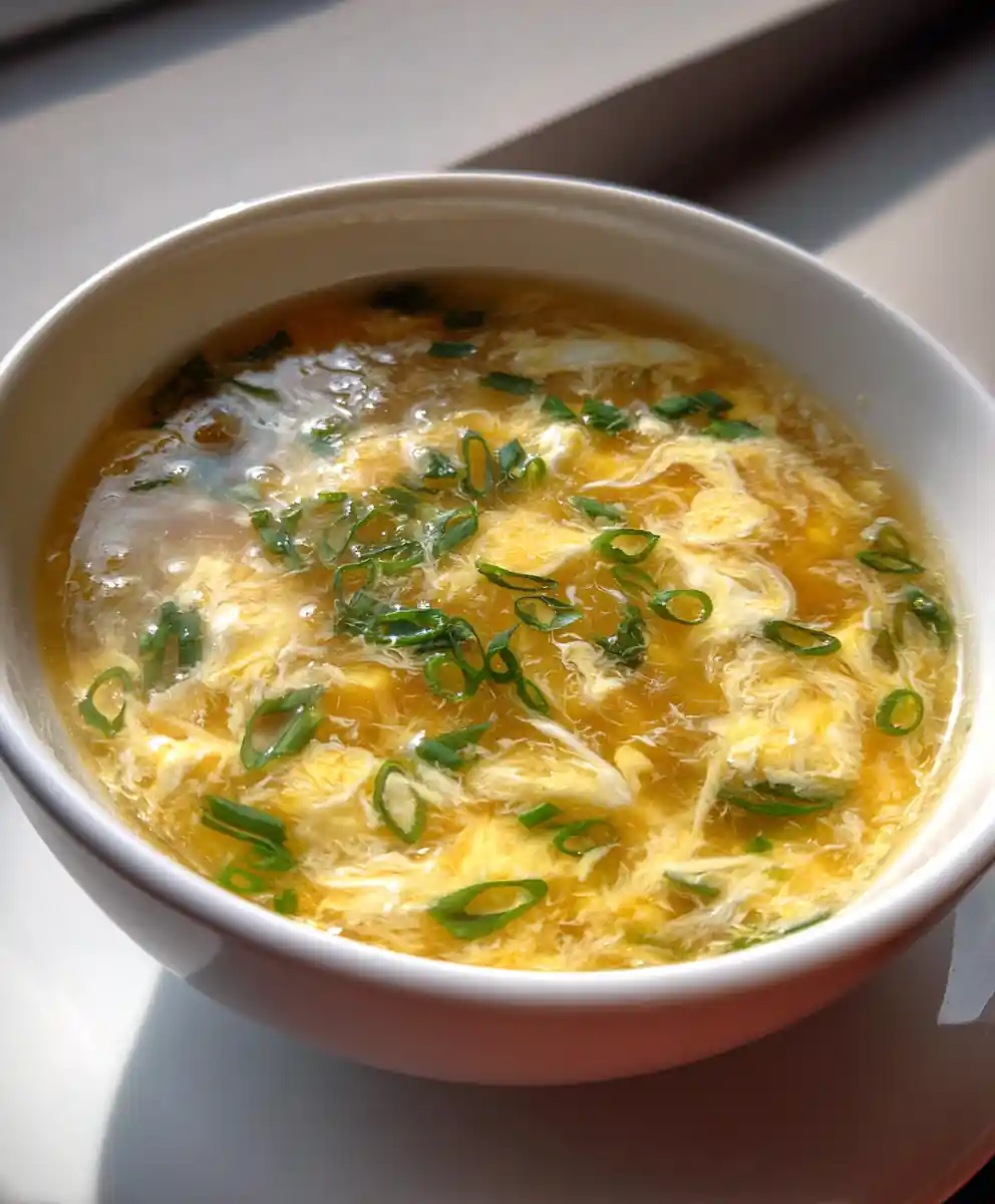 Simple Egg Drop Soup Recipe Golden Ribboned Broth 7 simple egg drop soup recipe Golden Ribboned Broth