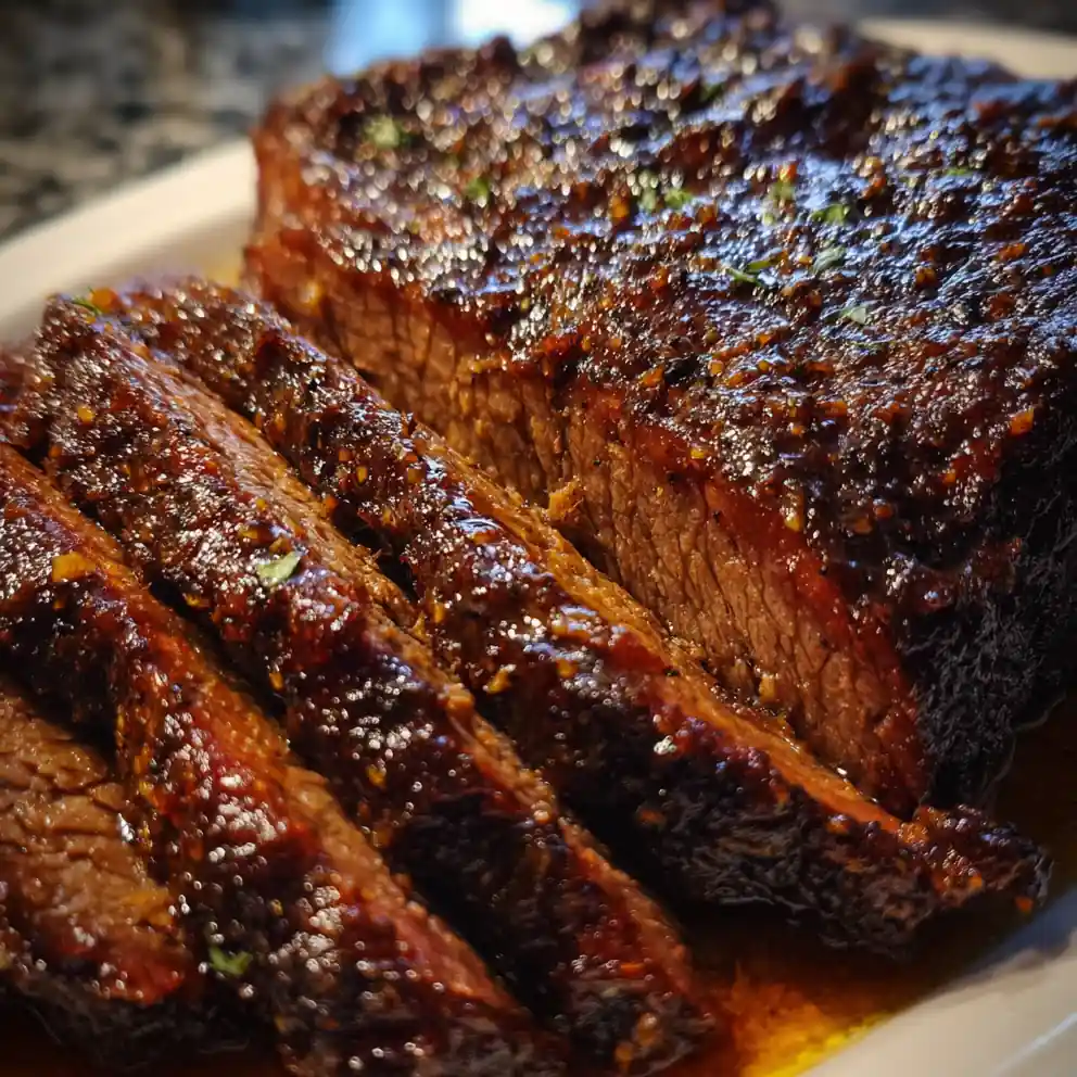 slow cooker brisket recipe With Chili-Coffee Bark