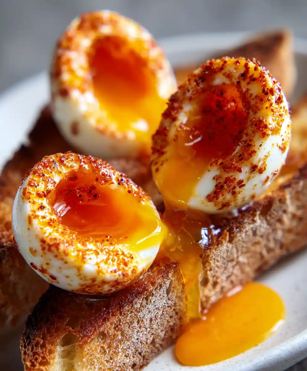 soft boiled egg recipe With Paprika Butter Soldiers