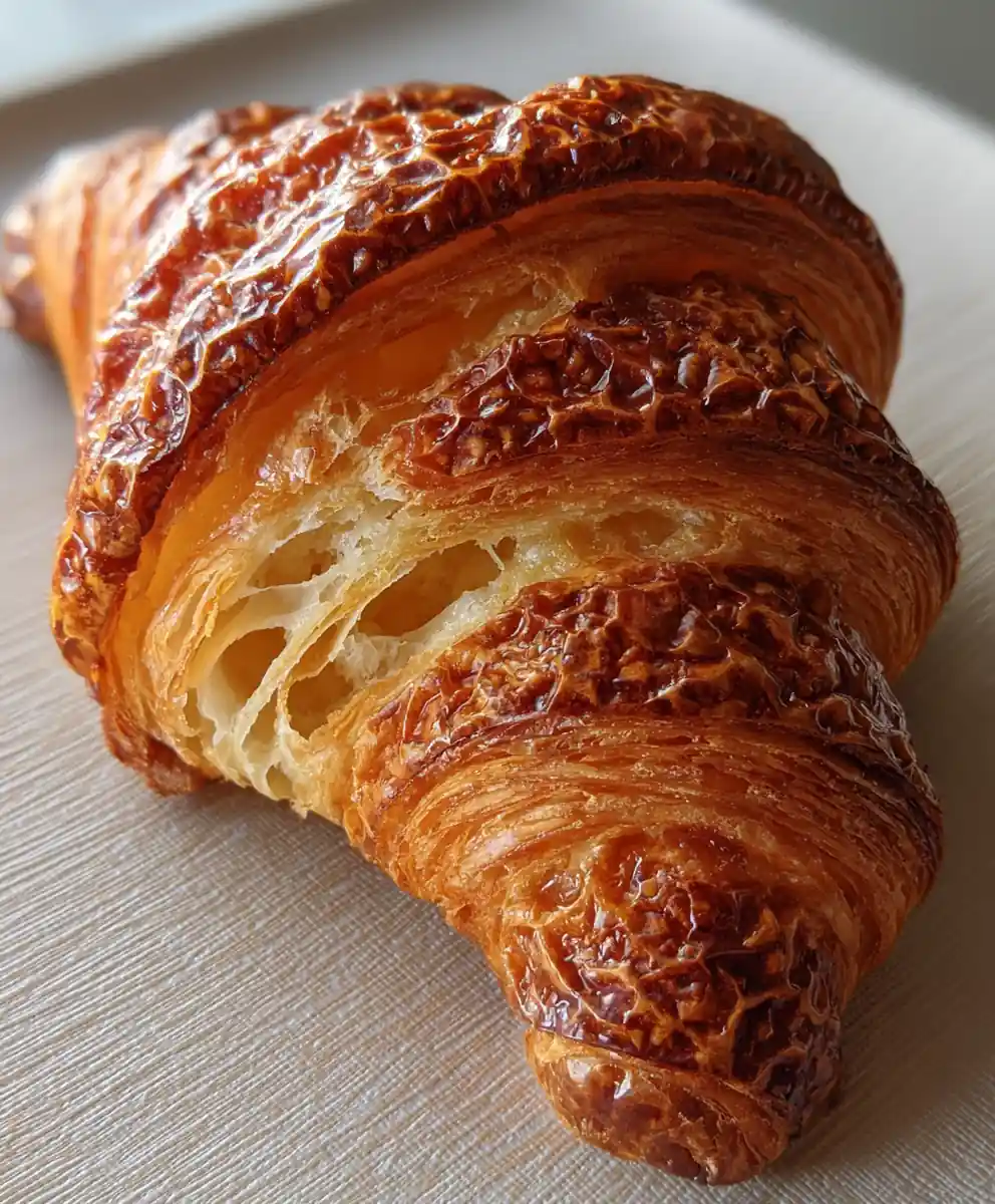 sourdough croissant recipe With Burnished Bronze Lamination