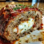 Stuffed Meatloaf Recipe Roasted Red Pepper Mozzarella Core 1761411516.1972077