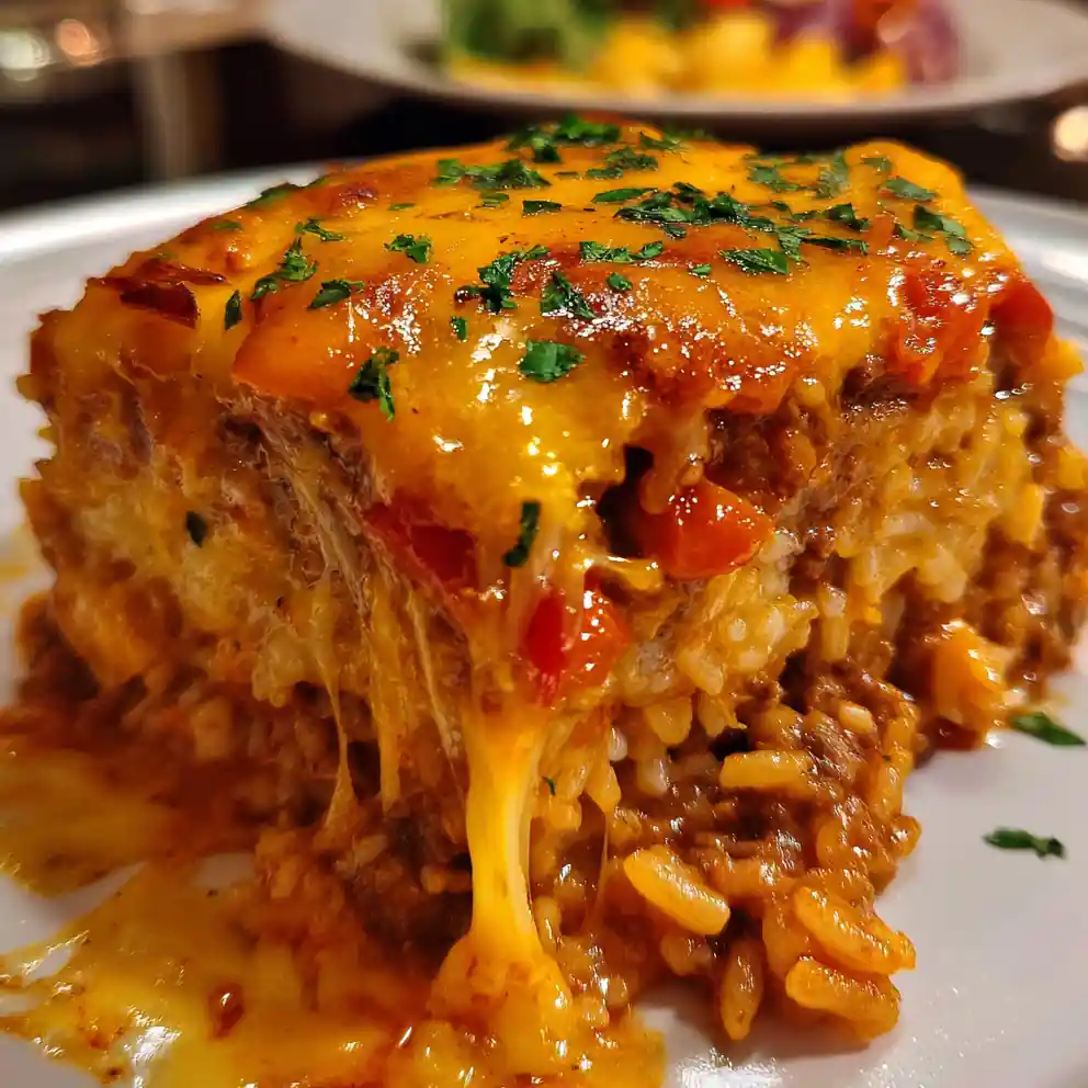 Stuffed Pepper Casserole Recipe With Fire Roasted Pepper Stripes 6 stuffed pepper casserole recipe With Fire Roasted Pepper Stripes