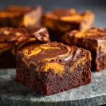 Sweet Potato Brownies Recipe Cocoa Squares With Orange Marble 1761429102.5917537