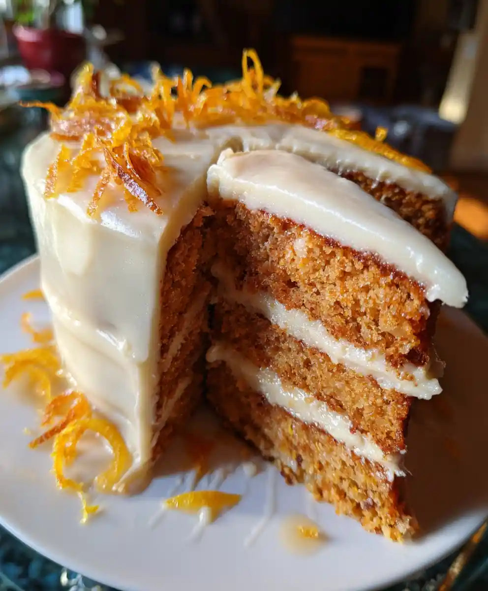 Sweet Potato Cake Recipe Maple Cream With Orange Candied Ribbons 7 sweet potato cake recipe Maple Cream with Orange Candied Ribbons