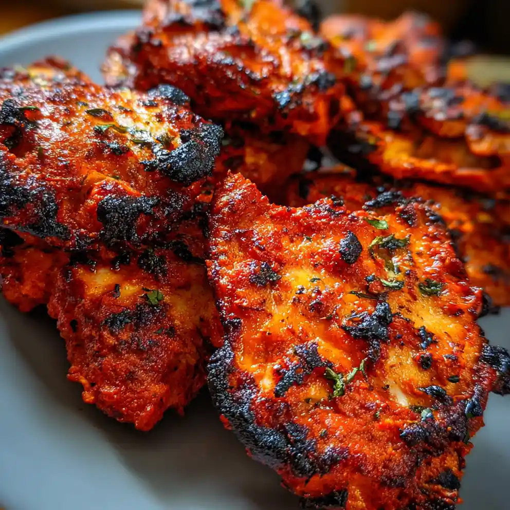 tandoori chicken recipe With Ember-Red Yogurt Crust