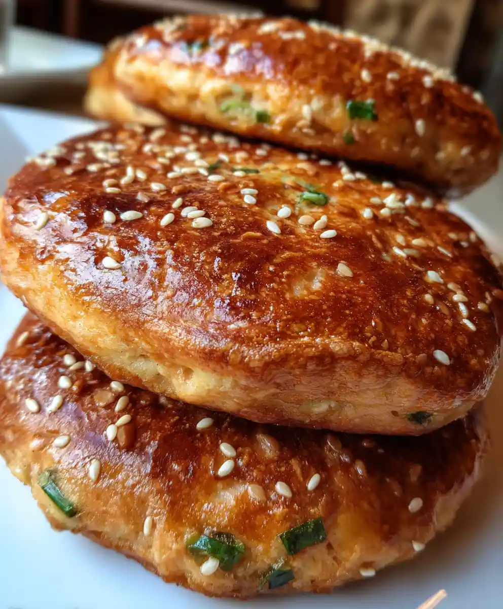 tuna burger recipe Sesame Scallion Patties