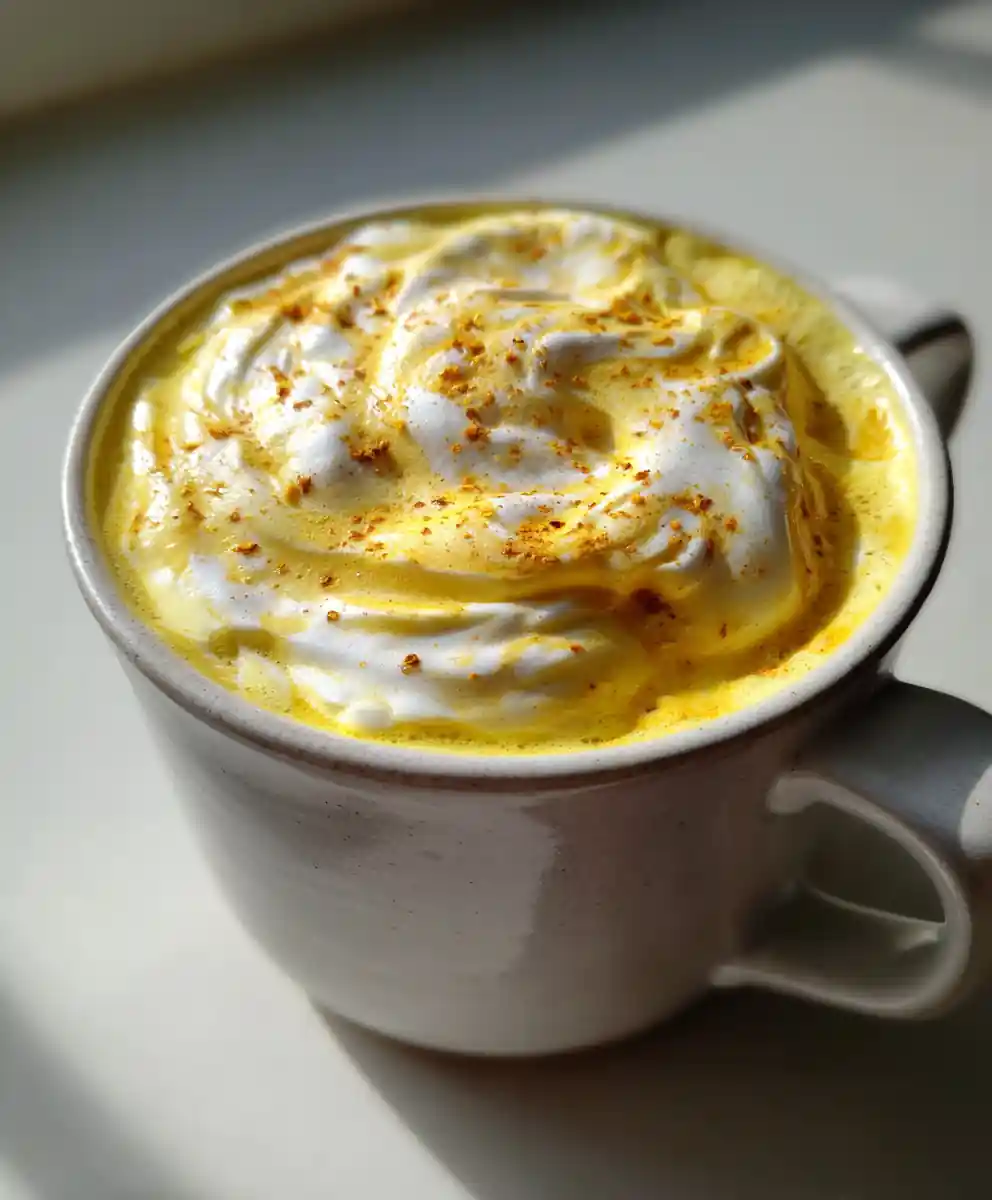 Turmeric Milk Recipe With Saffron Cardamom Foam 7 turmeric milk recipe With Saffron Cardamom Foam