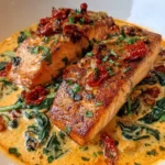 Tuscan Salmon Recipe With Sun Dried Tomato And Olive Mosaic 1760370768.379871