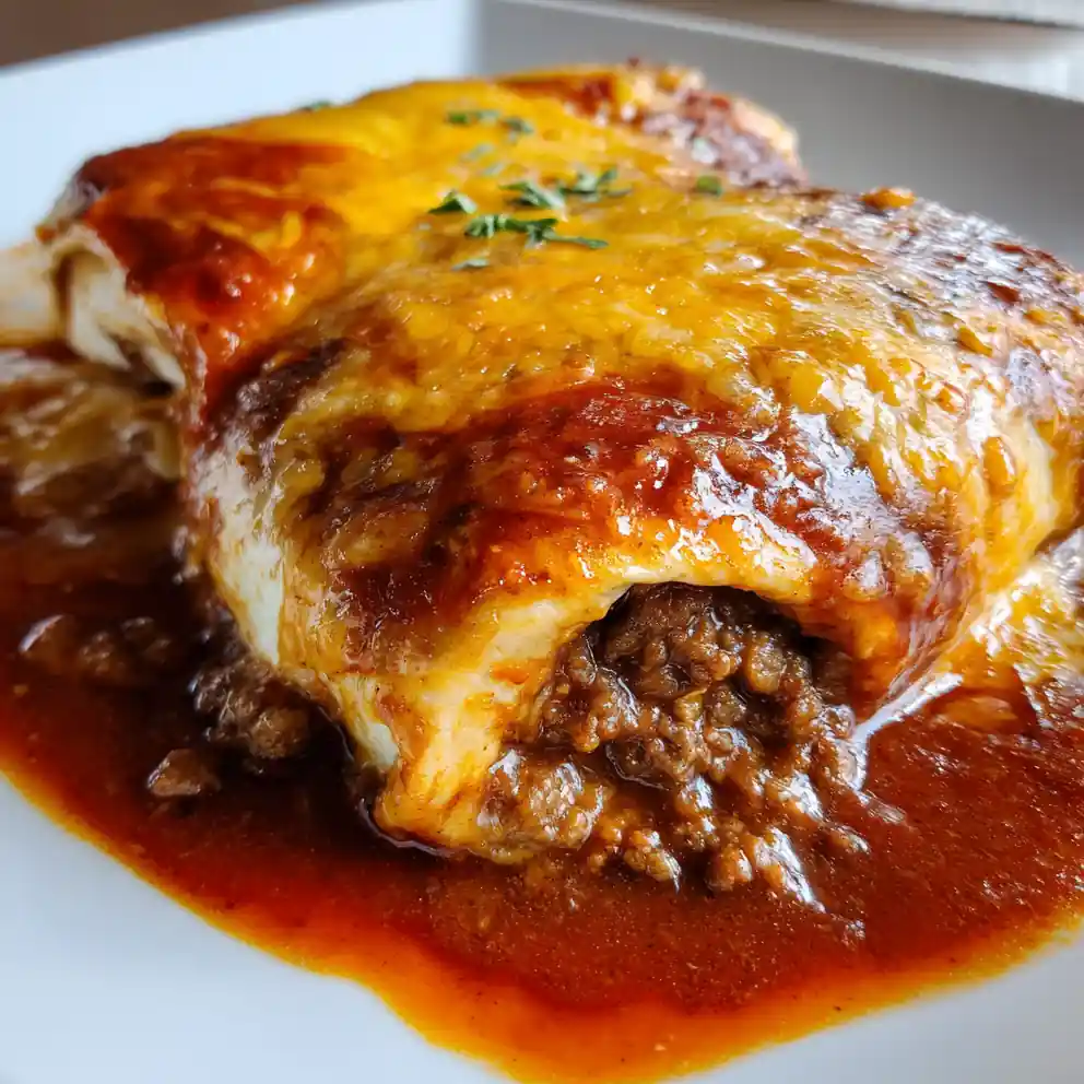 Wet Burrito Recipe With Red Enchilada Bath 6 wet burrito recipe With Red Enchilada Bath