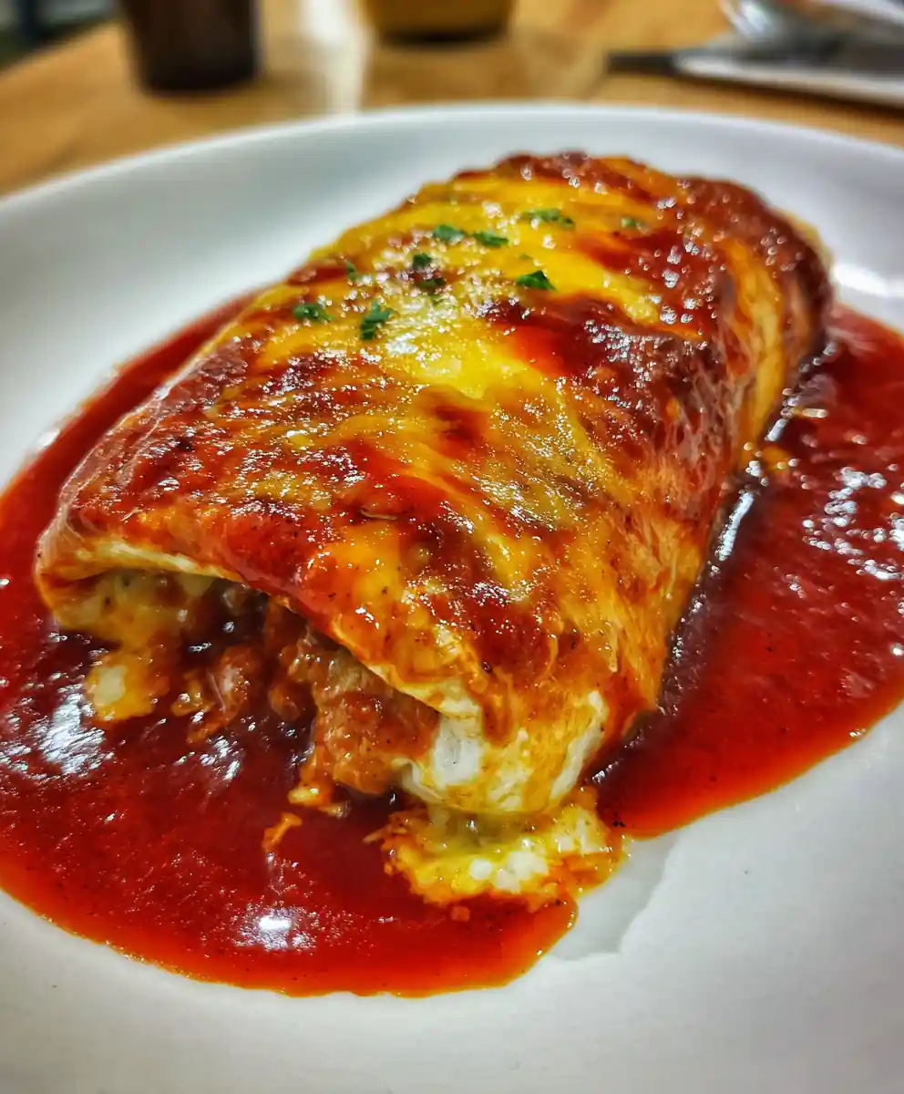 Wet Burrito Recipe With Red Enchilada Bath 7 wet burrito recipe With Red Enchilada Bath