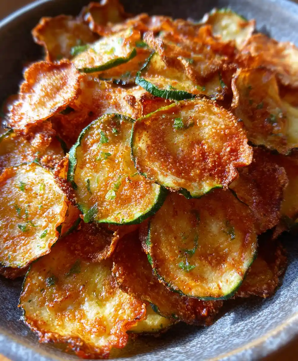 zucchini chips recipe With Paprika Dust And Lime Zest