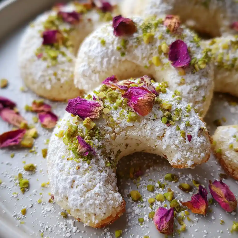 Almond Crescent Cookies Recipe 6 almond crescent cookies recipe