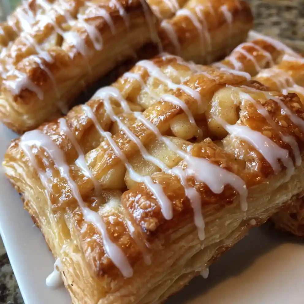 apple danish recipe Ribboned Apple Glaze