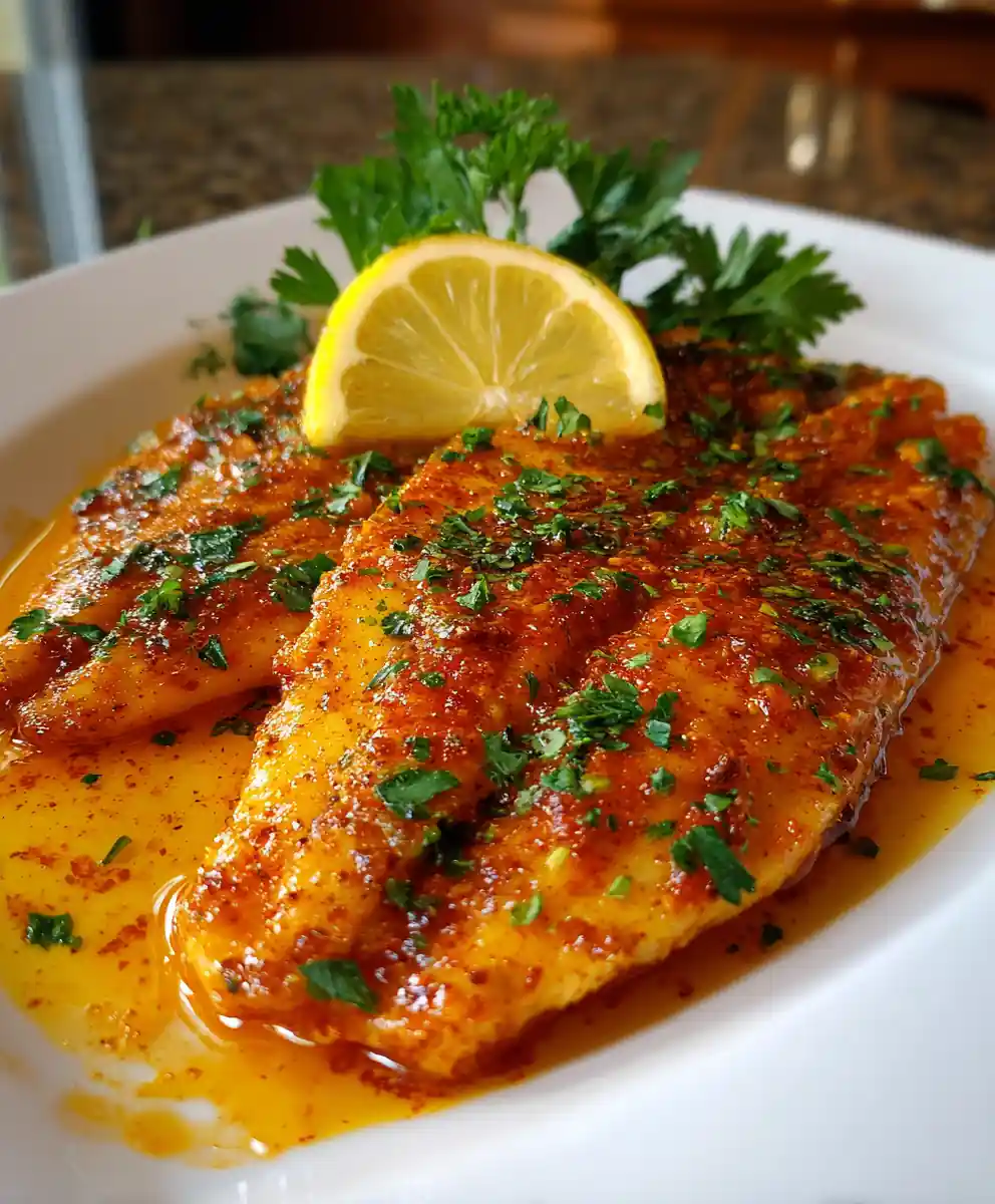 Baked Catfish Fillet Recipe Paprika-Lemon Butter Stripe 7 baked catfish fillet recipe Paprika-Lemon Butter Stripe
