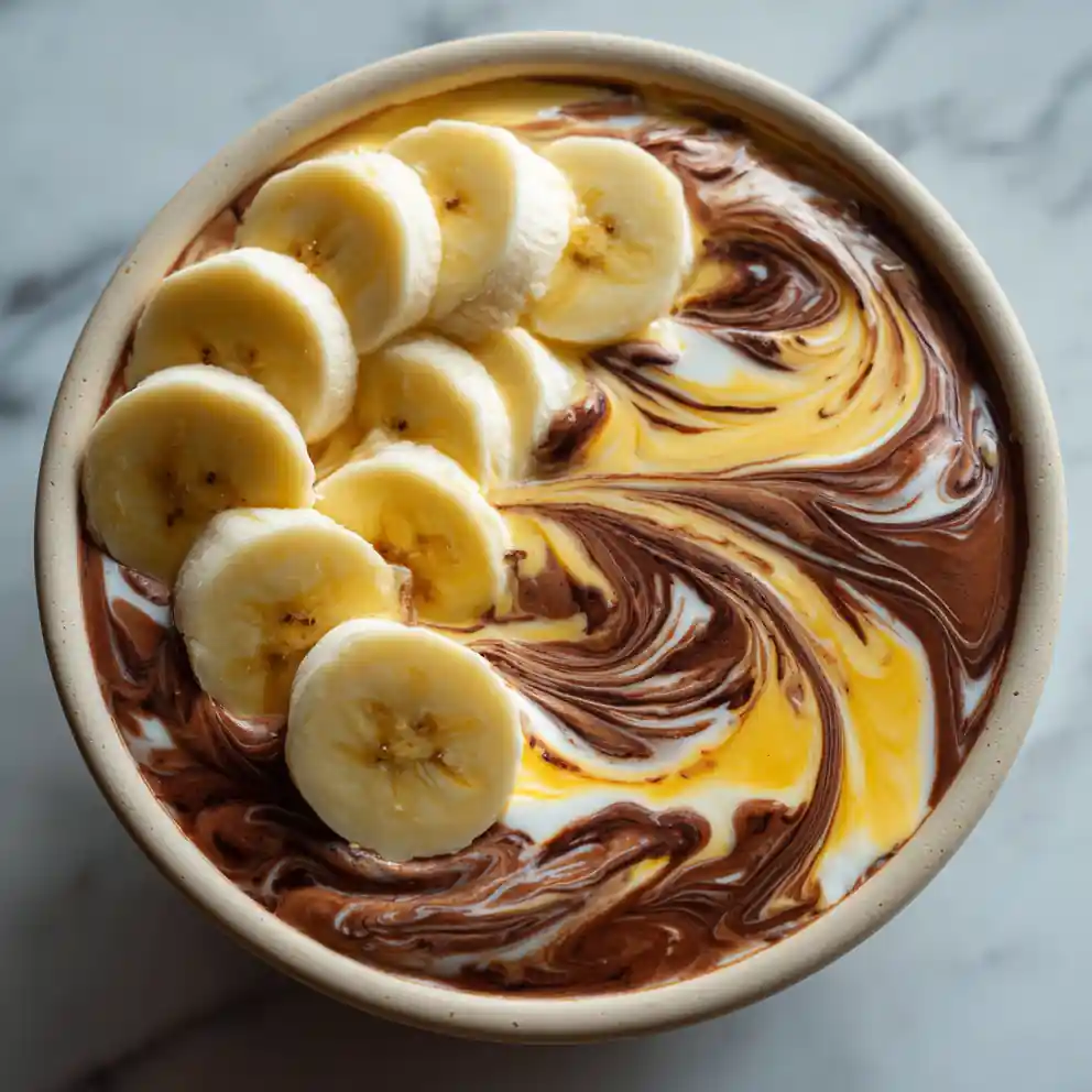 bariatric banana recipe Cocoa-Swirled Yogurt Bowl