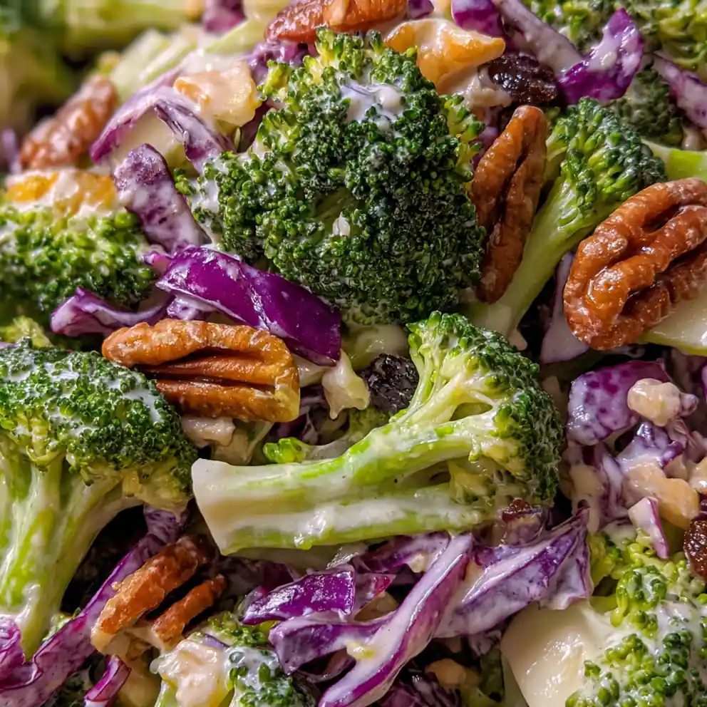 broccoli raisin salad recipe Creamy Purple Golden