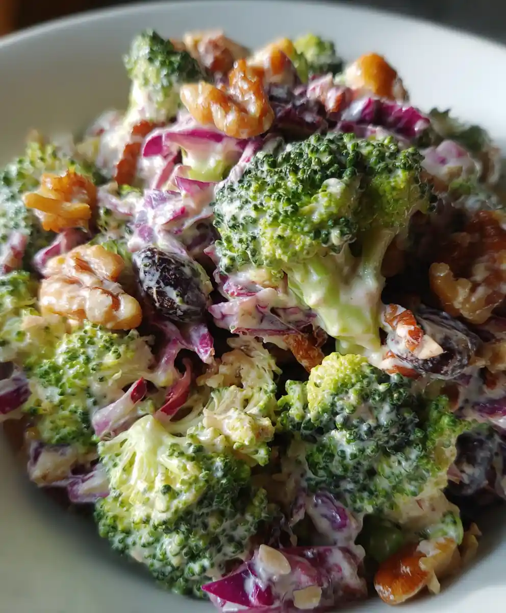 broccoli raisin salad recipe Creamy Purple Golden