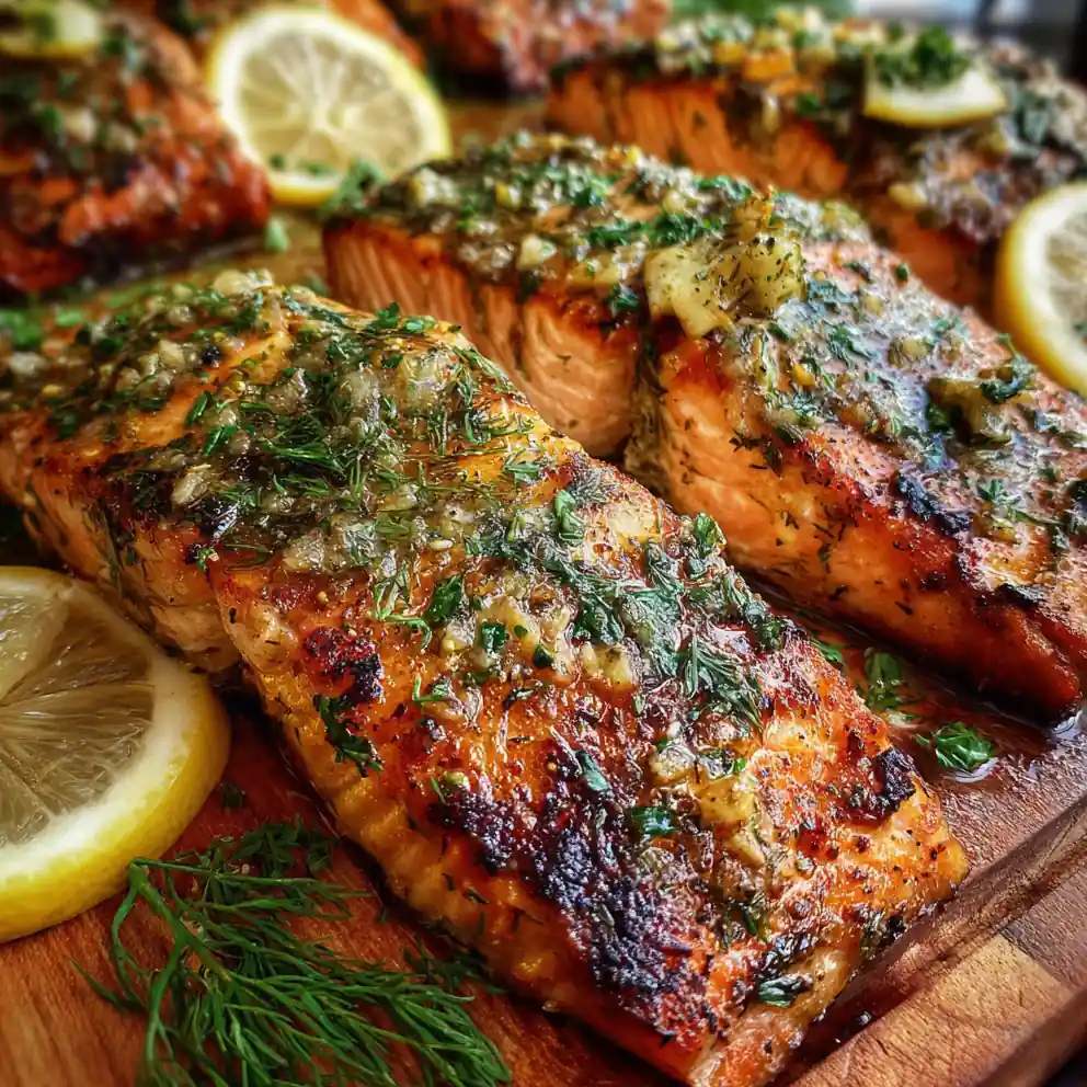 Broiled Salmon Recipe Garlic Herb And Lemon Char 6 broiled salmon recipe Garlic Herb and Lemon Char