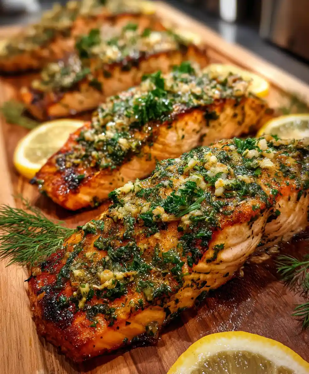 Broiled Salmon Recipe Garlic Herb And Lemon Char 7 broiled salmon recipe Garlic Herb and Lemon Char