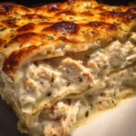 Chicken Alfredo Lasagna Recipe Creamy White Layered 1762084615.5176167