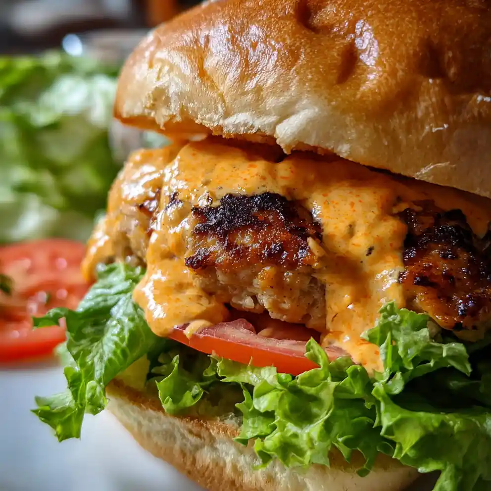 Chicken Burger Recipe Roasted Red Pepper Aioli 6 chicken burger recipe Roasted Red Pepper Aioli