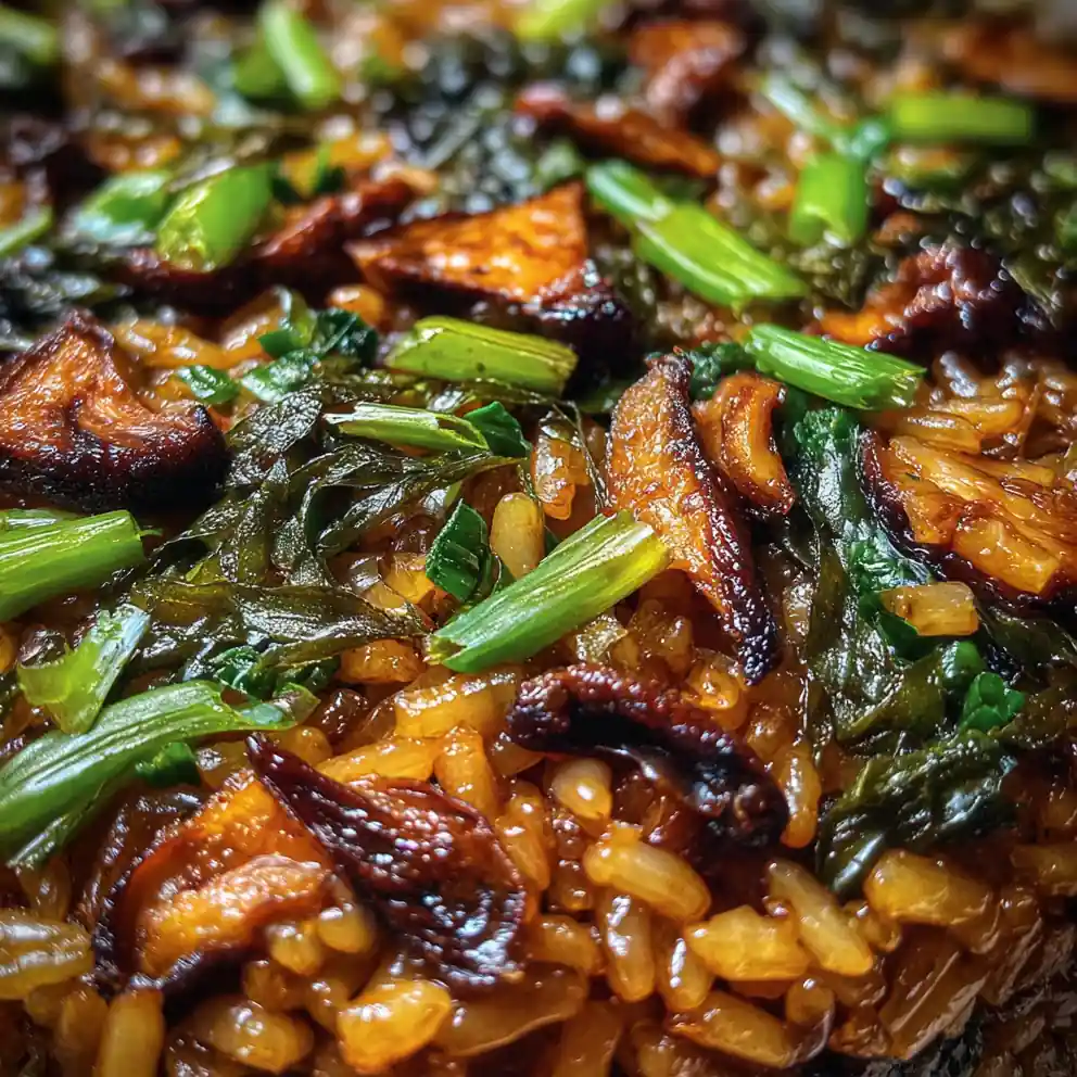 Chinese Sticky Rice Recipe Mushroom-Scallion Jade-Studded 6 chinese sticky rice recipe Mushroom-Scallion Jade-Studded