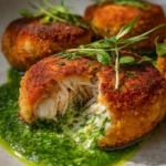 Fish Cakes Recipe Herbed Green Sauce Dappled 1762514363.6783407